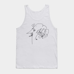 Kurt Vonnegut Self Portrait Tank Top